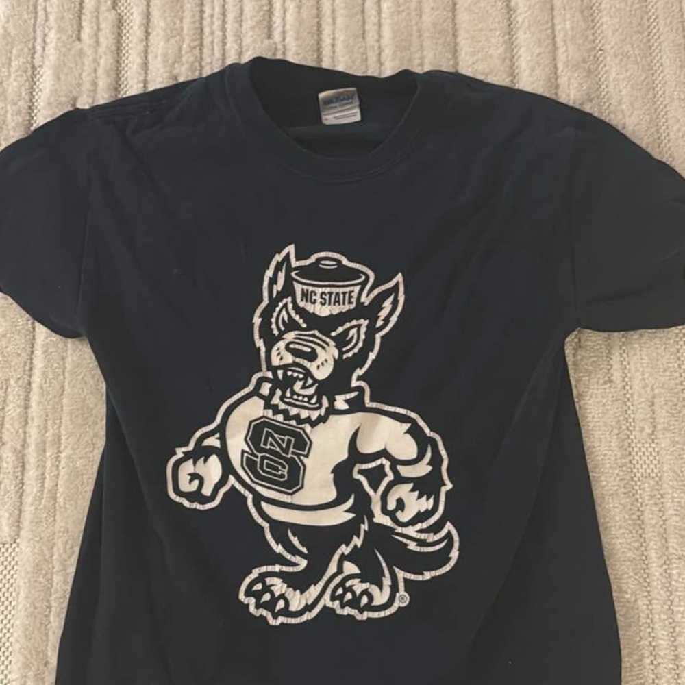 Gildan Black Short Sleeve NC State Tee